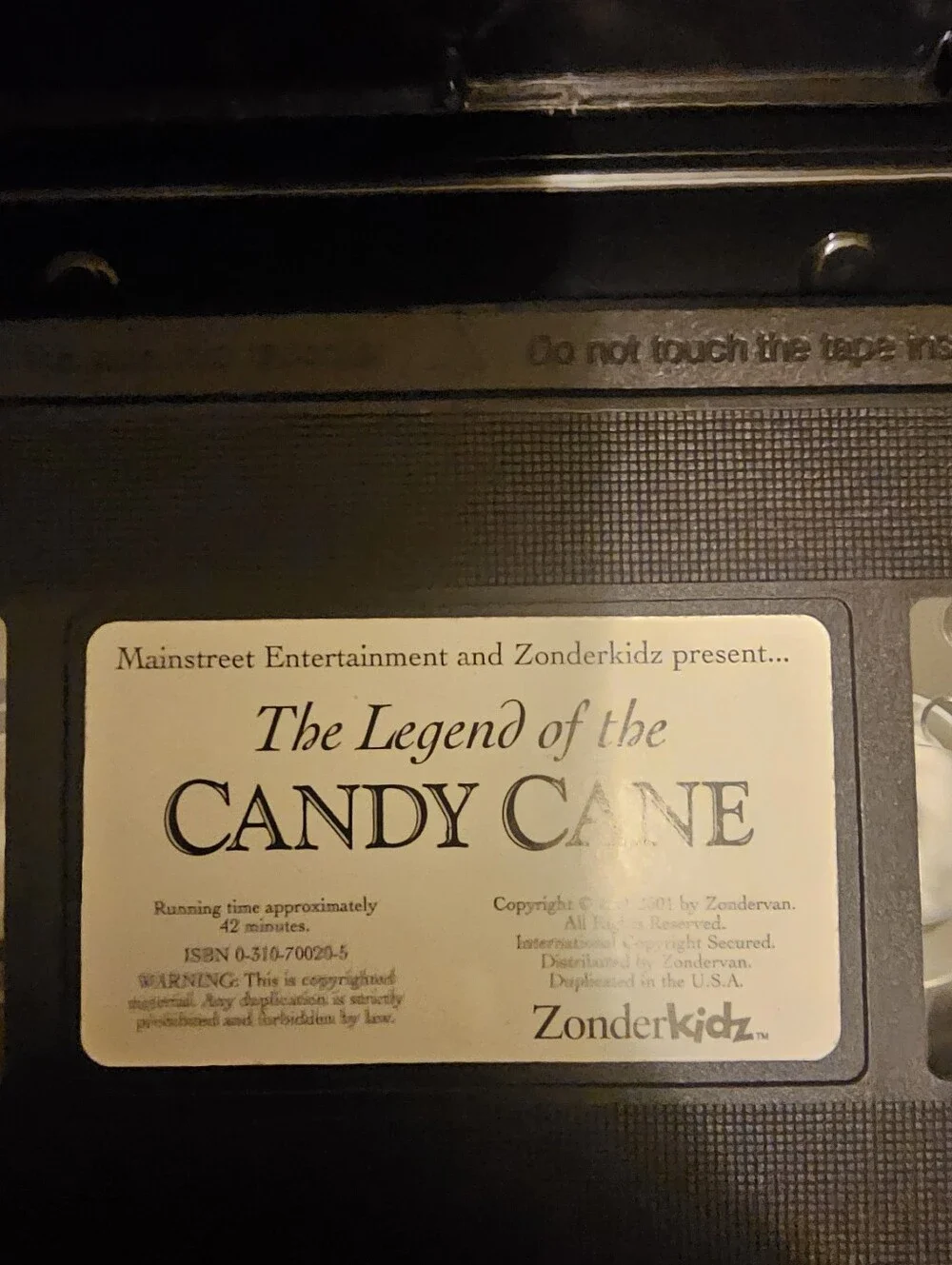 Set of 10 Assorted Christmas VHS Tape Collection
